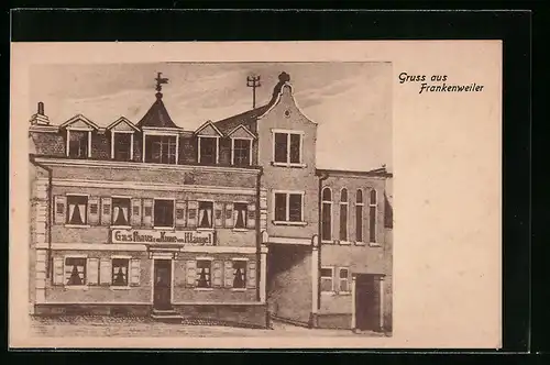 AK Frankenweiler /Pfalz, Gasthaus zur Krone