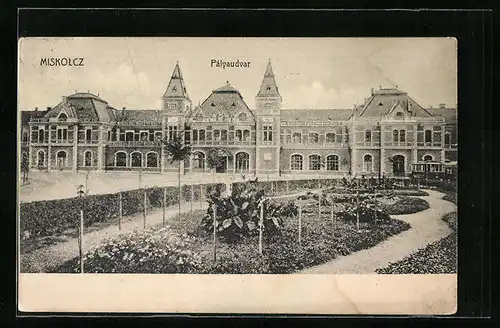 AK Miskolcz, Palyaudvar, Bahnhof