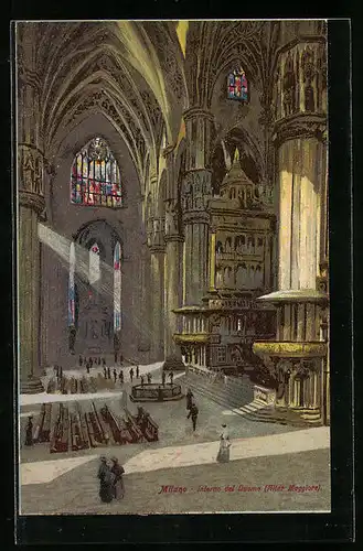 AK Milano, Interno del Duomo (Altar Maggiore)