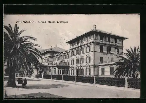 AK Arenzano, Grand Hotel, L`entrata