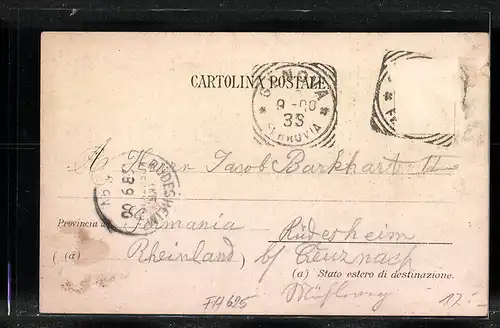 Lithographie Genova, Porta