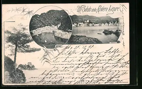 AK Portofino, Veduta Generale, S. Margherita