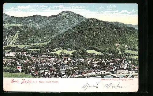 AK Bad Ischl, Gesamtansicht von der Franz Josef-Warte gesehen