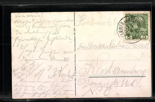 AK Unterach am Attersee, Ortsansicht aus der Vogelschau