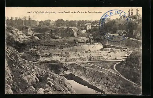 AK Bouère, Les Carrières de Marbre de Bois-Jourdan, Steinbruch