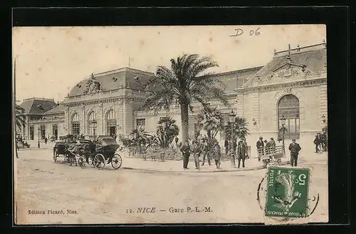 AK Nice, Gare P.-L.-M., Bahnhof
