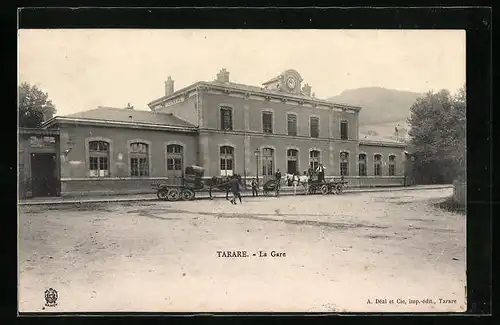 AK Tarare, La Gare, Bahnhof