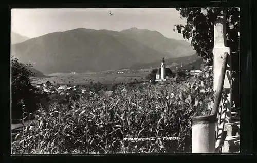 AK Tarrenz, Ortsansicht mit Kirche