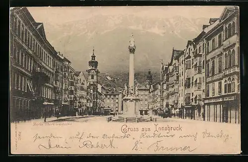 AK Innsbruck, Maria Theresienstrasse