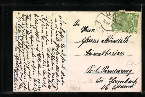 AK San Cristoforo, Ortsansicht mit alter Kirche