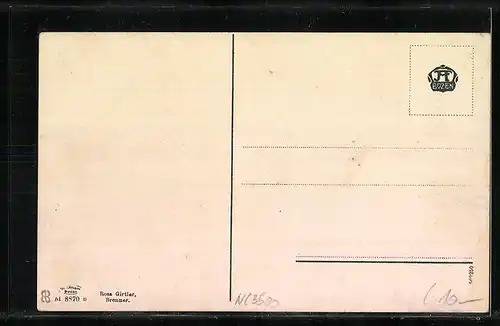 AK Brenner, Strassenpartie, Blick zur Kirche