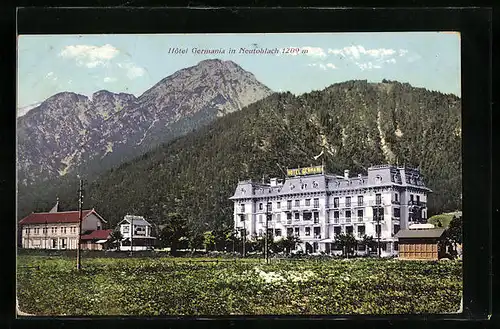 AK Neutoblach, Hotel Germania