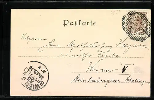 AK Bozen, Strassenpartie mit Obstmarkt