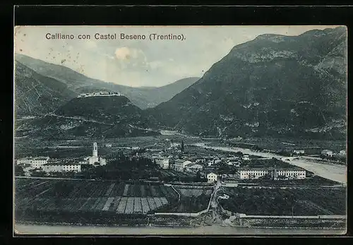 AK Calliano, Panorama con Castel Beseno
