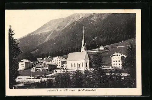 AK Pennes, Blick zur Kirche