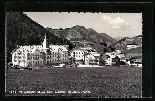 AK Selva / Val Gardena, Alberghi Oswaldo e Posta