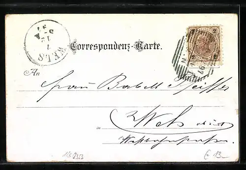 Lithographie Bozen, Batzenhäusl