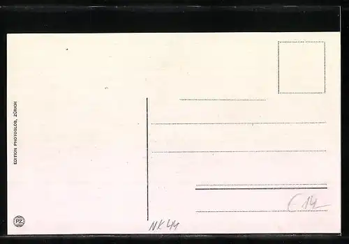 AK Wolkenstein, Ortspartie mit Sellagruppe