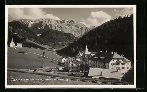 AK Selva / Val Gardena, Veduta Generale verso Il Sella