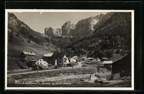 AK Gröden, Plan di Gardena mit Blick auf Sella
