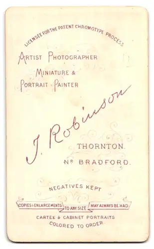 Fotografie T. Robinson, Thornton, Portrait junger blonder Mann im Jackett