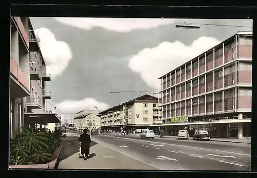 AK Reutlingen, Partie am Kaufhaus Merkur