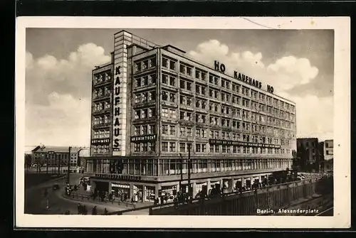 AK Berlin, HO Kaufhaus am Alexanderplatz
