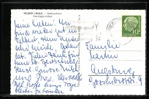 AK Velbert / Rhld., Stadtsparkasse