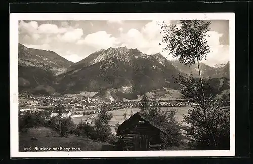 AK Bludenz, Gesamtansicht mit Eisspitzen