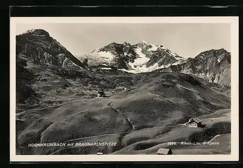 AK Hochkrumbach, Panorama mit Braunarlnspitze