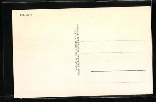 AK Feldkirch, Panorama und Ortspartien