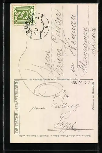 AK Stuben a. Arlberg, Blick v. d. Flexenstrasse auf den Ort, Arlbergstrasse und Silvrettagruppe