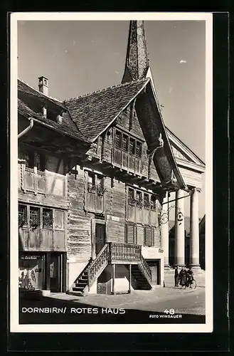 AK Dornbirn, Gasthaus Rotes Haus