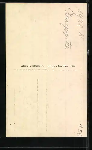 AK Reuthe, Ortspartie mit Kirche