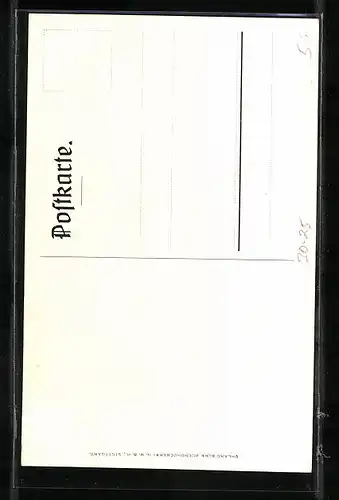 AK Soldat in Uniform mit Fahne zu Pferde, Militär 1817