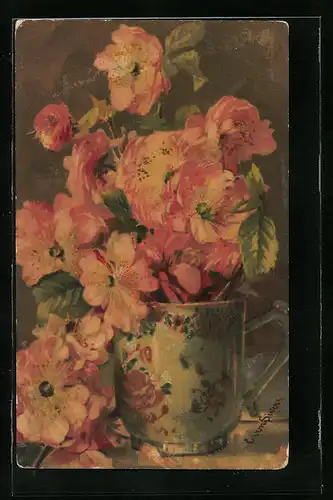 Künstler-AK Clara von Sivers: Blumen in einer Vase