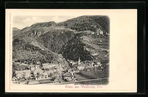 AK Waidbruck, Generalansicht der Stadt