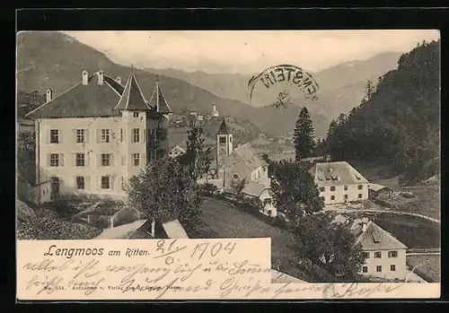 AK Lengmoos am Ritten, Blick auf die Kirche im Ort