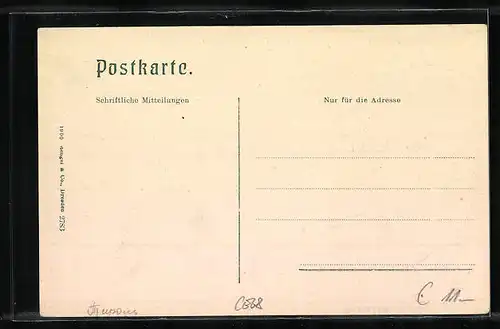 AK Sand in Taufers, Gasthaus zur Post und Post-Villa