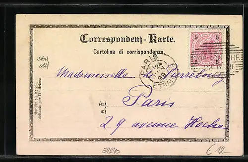 AK Neutoblach, Totale mit Gebirgswand