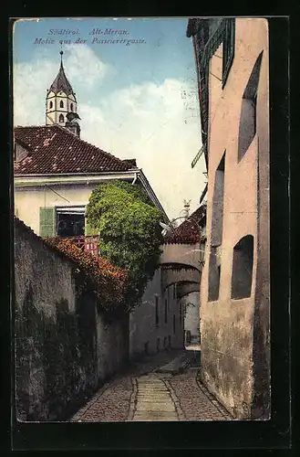 AK Alt-Meran, Motiv aus der Passeirergasse