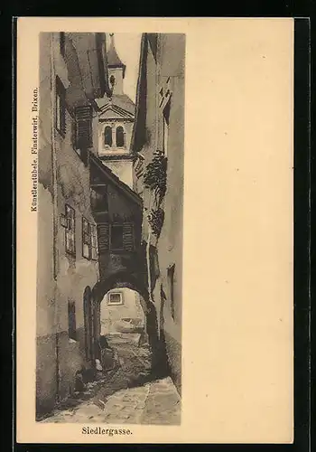 AK Brixen, Blick in die Siedlergasse