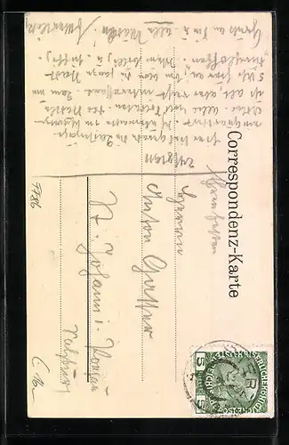 AK Sterzing, Strasse in der Altstadt