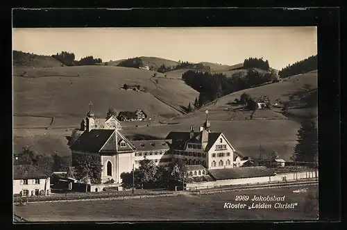 AK Jakobsbad, Blick auf das Kloster Leiden Christi