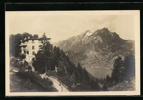 AK Bürgenstock, Parkhotel mit Pilatus