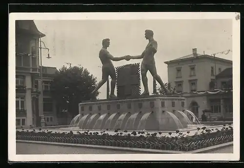 AK Aarau, vor dem Schützendenkmal