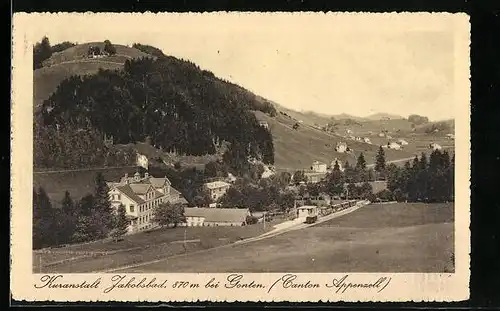 AK Gonten, Partie an der Kuranstalt Jakobsbad