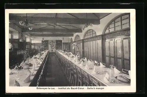 AK Estavayer-le-Lac, Institut du Sacre-Coeur, Salle a manger