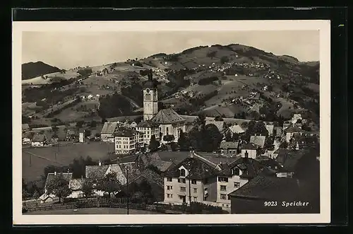 AK Speicher, Blick auf den Ort und die Kirche