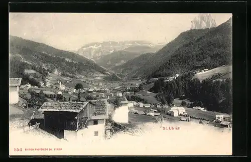 AK St. Ulrich, Ortstotale im Tal